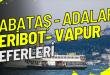 Adalar Vapur Seferleri İstanbul'dan adalara gitmek için genellikle vapur veya deniz otobüsü kullanılır. İşte adalara ulaşım için temel adımlar